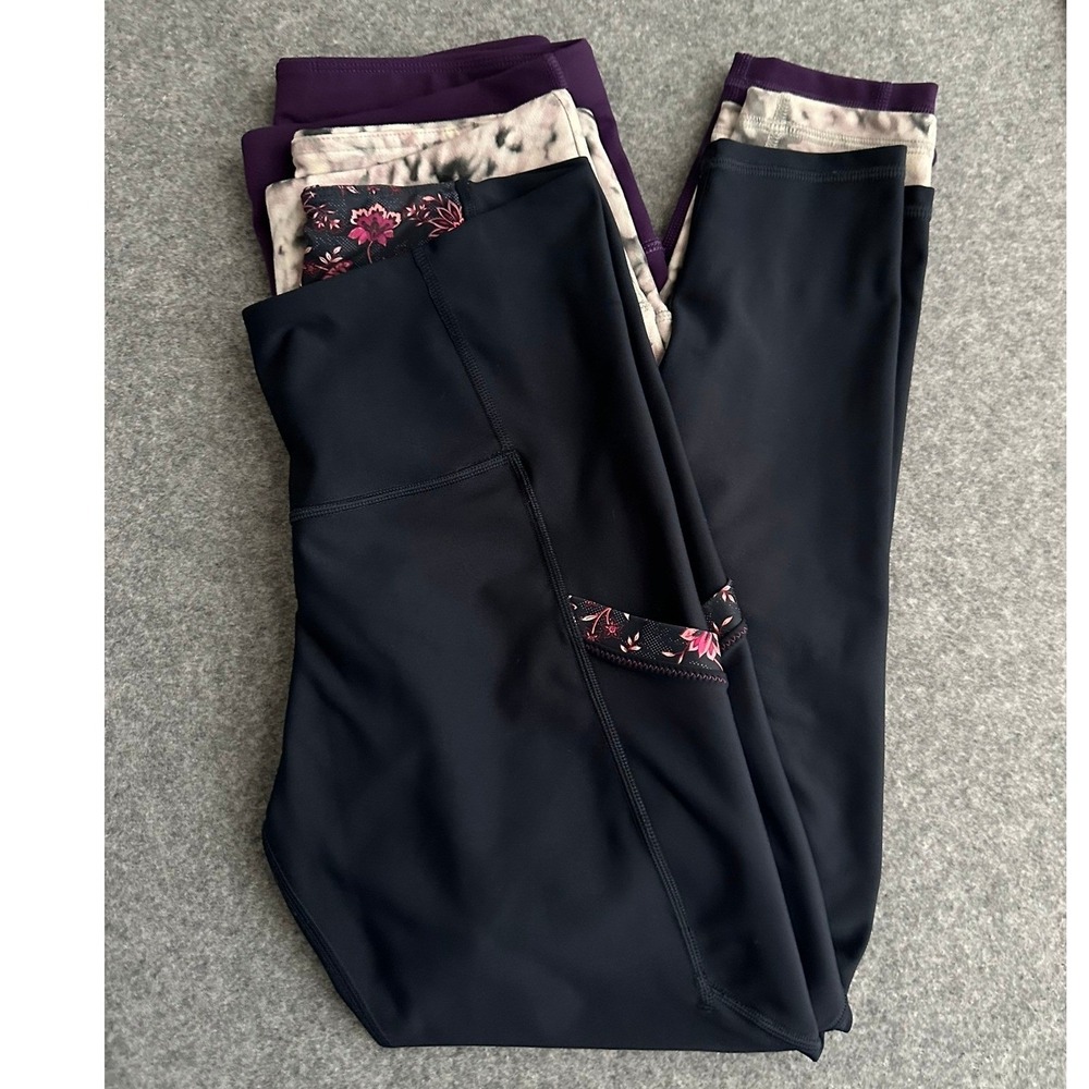 Lot of 3 Old Navy Fengbay Harmony Balance Leggings M Multicolor Active Yoga